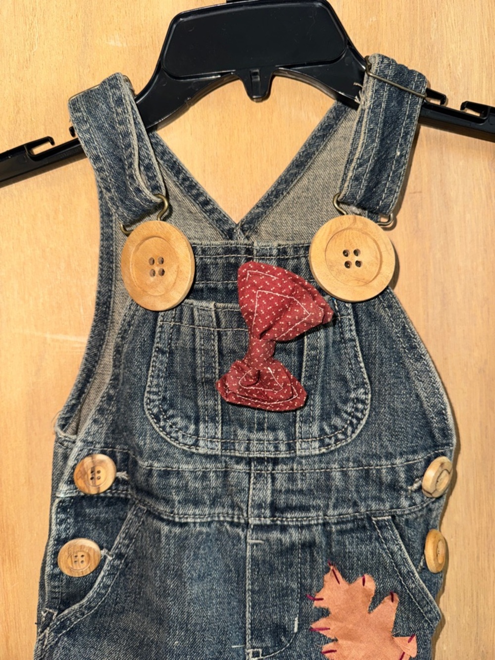Osh Kosh Overalls Handmade Scarecrow Halloween Costume 12 months - Picture 2 of 7